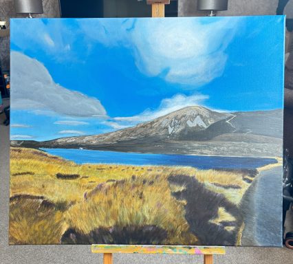 landscape painting of Ben Vrackie